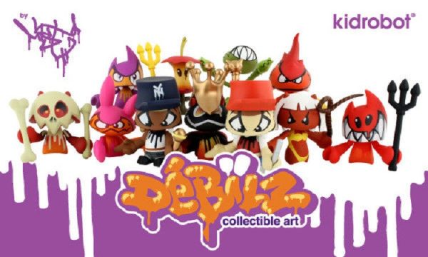 Kidrobot Mist Debilz Collectible Art Series Seal Box 10 Random Mini Box Figure Set Online now