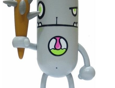 LMAC.tv 2005 LMaC Zombie Rotofugi Grey Ver 6  Vinyl Figure Hot on Sale