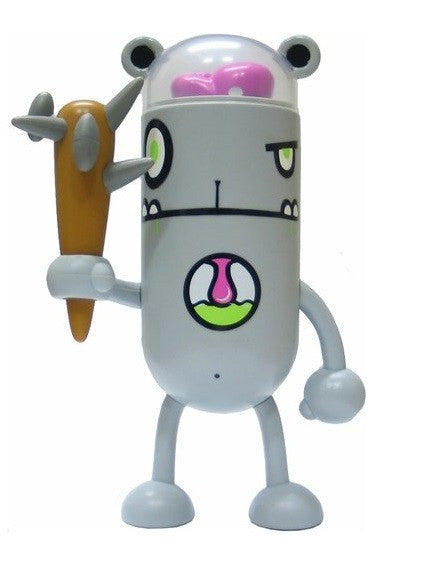 LMAC.tv 2005 LMaC Zombie Rotofugi Grey Ver 6  Vinyl Figure Hot on Sale