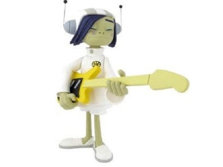 Kidrobot 2005 Jamie Hewlett Gorillaz Noodle White Dare Edition 8  Vinyl Figure For Sale