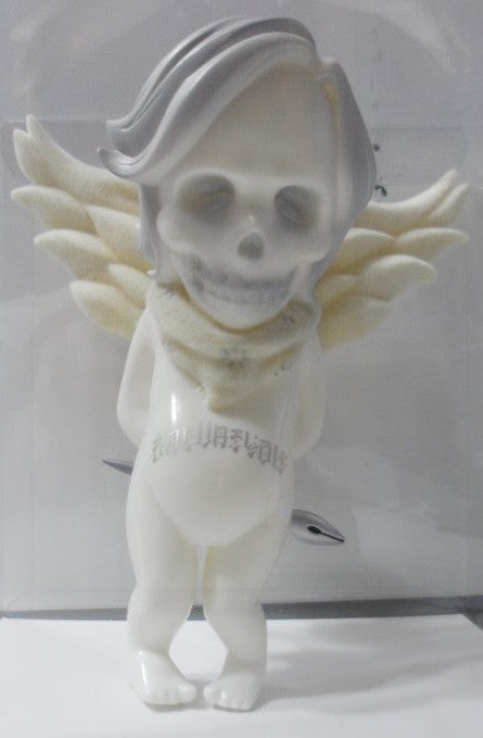 Secret Base 2009 Usugrow Salvation Ink Full Color White Flocked Ver 6  Vinyl Figure Supply