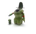 UNKLBrand 2008 Kow Yokoyama Mak Po Green 8  Vinyl Figure Hot on Sale