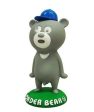 The Wonderful! Design Works Wonder Bear Grey Pink Black Brown 4 6  Vinyl Figure Set on Sale