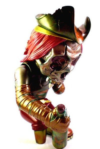 Secret Base 2008 Pushead Skullpirates Skull Captain Yarr Red Grrogg Ver 5  Vinyl Figure Discount