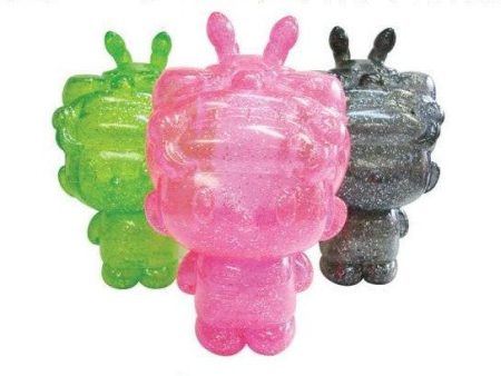 Secret Base 2009 Convex Skullbeetan Clear Green Pink Black Ver 5  3 Vinyl Figure Set Supply