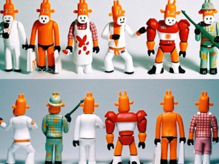 Sony Creative Products 2002 Kuntzel Deygas Winney Everybody 6 3.5  Vinyl Figure Set Used For Cheap