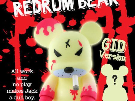 Toy2R Qee Frank Kozik Redrum Bear GID ver 8  Vinyl Figure Online Sale