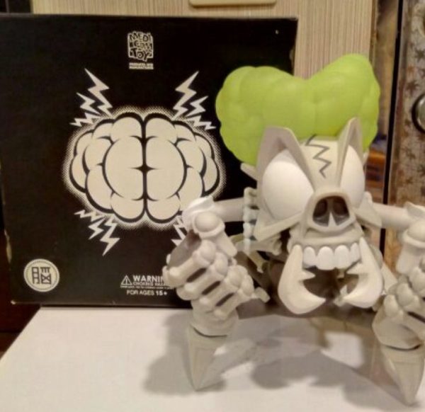 Medicom Toy 2006 H8GRAPHiX Motor Ken VCD Vinyl Collectible Dolls King Skull Brain 2nd Color 8  Vinyl Figure Online