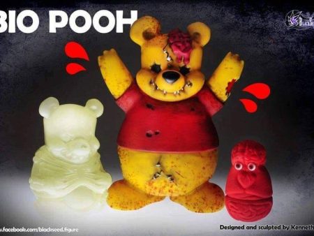 Kenneth Tang Black Seed Kenneth Tang Bio Pooh 5  Vinyl Figure Discount