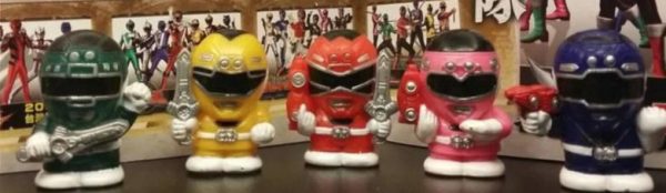 Bandai Power Rangers Turbo Carranger Gashapon Super Sentai Club Part 5 5 Finger Trading Figure Set Hot on Sale