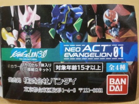 Bandai Neon Genesis Evangelion EVA 3.0 Gashapon Neo Act Part 01 3 Action Figure Set Online Sale