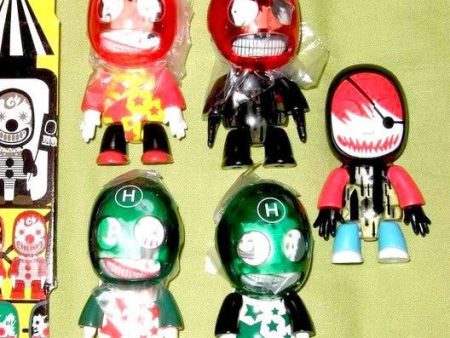 Toy2R Jaime Hayon Qee Key Chain Collection Onion Mon Cirque 2.5  5 Figure Set For Cheap