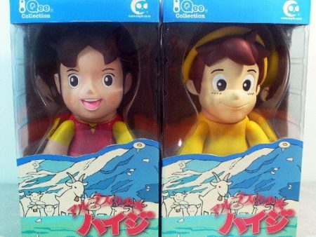 Toy2R Qee Collection Heidi Girl of Alps Peter 30th Anniversary Ver 8  Vinyl Figure Set Online