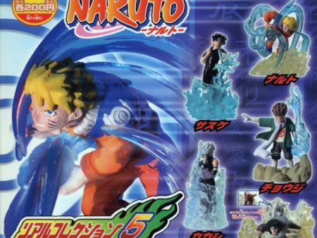 Bandai Naruto Gashapon Real Collection Part 5 5+1 Secret 6 Trading Figure Set Online Sale