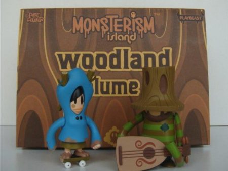 Pete Fowler Playbeast Monsterism Woodland Farm Girl & Ranger 3  Vinyl Figure Set Discount