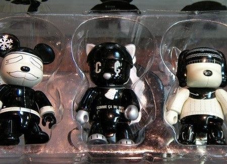 Toy2R Qee Key Chain Collection Comme Ca Du Mode Men Limited Edition 2.5  3 Figure Set Cheap