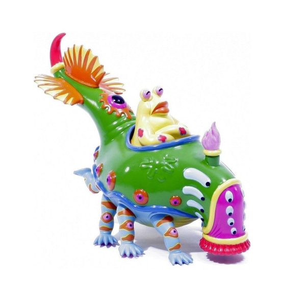 StrangeCo 2007 Jim Woodring Mr. Bumper Green Ver. 10  Vinyl Figure Online now