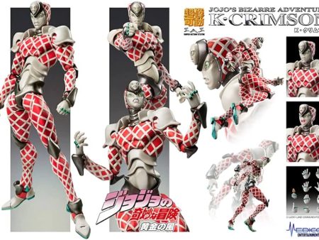 Medicos SAS Super Action Statue JoJo s Bizarre Adventure P5 Golden Wind King K. Crimson Action Figure on Sale