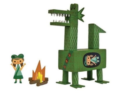 Amanda Visell 2009 Switcheroo Dragon Scout Green 7  Vinyl Figure Online now