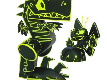 Analog Playset 2011 Joe Ledbetter Wrecks & Dazey Lava Ver 7  Vinyl Figure Fashion