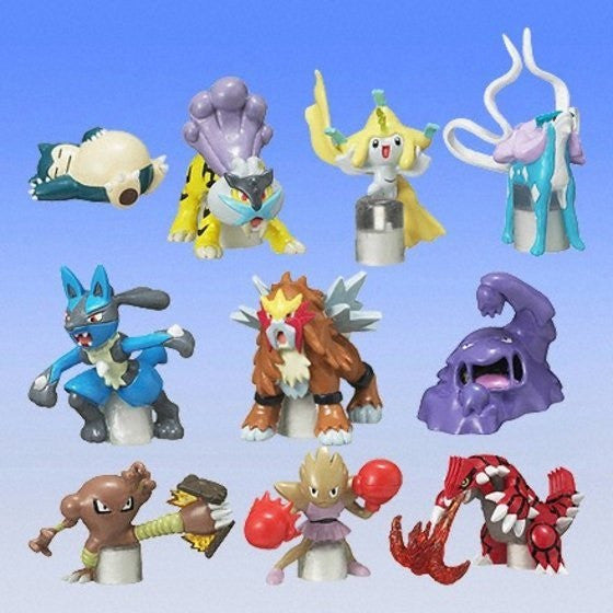 Bandai Pokemon Pocket Monsters Gashapon わざコレ Collection 02 10 Pencil Topper Figure Set For Discount