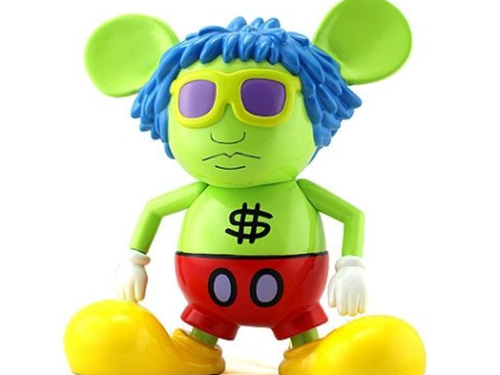 360 Toy Group 2006 Keith Haring Andy Mouse Green Ver 6  Vinyl Figure For Sale