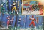 Bandai 1998 Power Rangers Lost Galaxy Gingaman Gashapon 5 Trading Figure Set For Discount