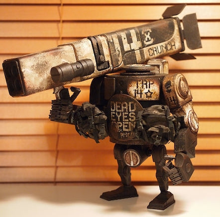 ThreeA 3A Toys 2011 Ashley Wood WWRp Heavy Bramble MK3 Iron Panda 7  Vinyl Figure For Discount