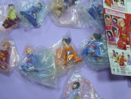 Megahouse Premium Heroines Naruto Kimono 5+4 9 Trading Collection Figure Set Cheap