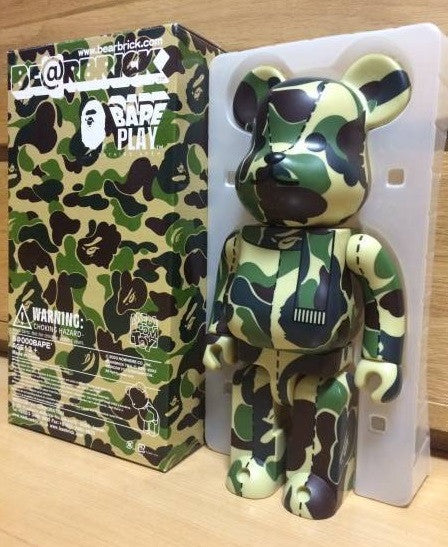 Medicom Toy 2008 Be@rbrick 400% A Bathing Ape Bape Play Brown Ver 11  Action Figure Online Sale