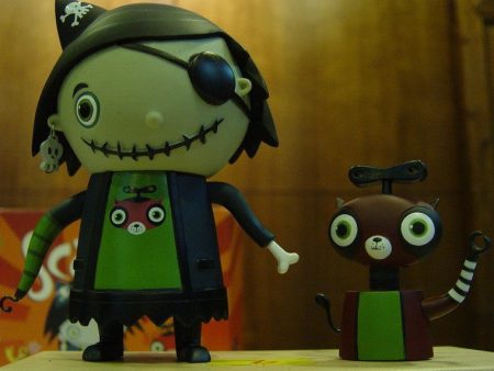 Flying Cat 2003 Nathan Jurevicius Scarygirl 6  Vinyl Figure Set For Discount