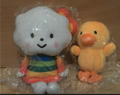 Fluffy House Lammy Miss Rainbow & Chicky Plush Doll Figure Set Online