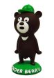 The Wonderful! Design Works Wonder Bear Grey Pink Black Brown 4 6  Vinyl Figure Set on Sale