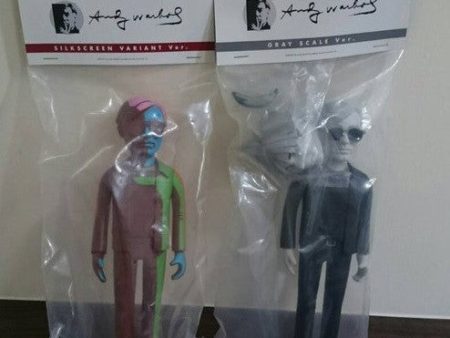 Medicom Toy 2014 Noiguramu VCD Vinyl Collectible Dolls No 218 Andy Warhol 2 9  Vinyl Figure Set Hot on Sale