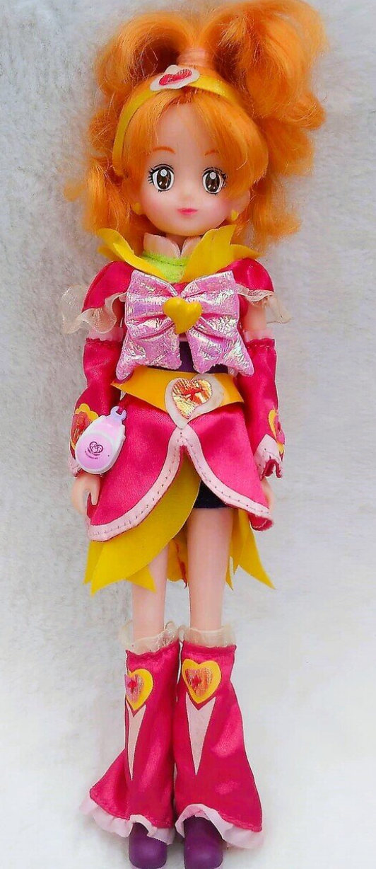 Bandai Pretty Cure Splash Star Cure Bloom Hyuuga Saki Licca Doll Action Figure Fashion