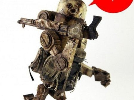 ThreeA 3A Toys 1 12 Ashley Wood WWR Bertie Sand Devil Mk 3 Mode A Ver Vinyl Figure Online Sale