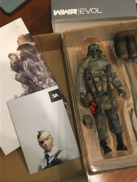 ThreeA 3A Toys 1 6 12  Ashley Wood WWRp Evol Marquis De Plume Vinyl Figure Used Fashion