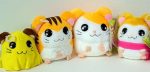 Epoch Hamtaro And Hamster Friends 4 Mini 3  Plush Doll Figure Set For Discount