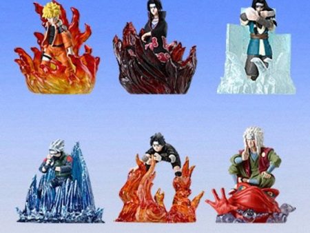 Bandai Naruto Gashapon Real Collection Part 4 6 Trading Figure Set Hot on Sale