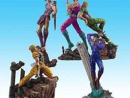 Bandai JoJo s Bizarre Adventure Super Modeling Soul Of Hyper Figuration Part 1 5 Color 5 Ivory 10 Figure Set For Sale