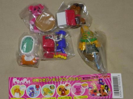 Yujin Portpet Gashapon 5 Collection Figure Set For Sale