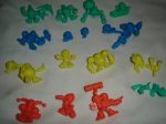 Bandai 1996 Mega Man Rockman Gashapon 16 Mini Figure Set Used For Sale