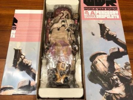 ThreeA 3A Toys 2009 Ashley Wood WWR Peaceday Dropcloth Ver 12  Vinyl Figure Used Sale