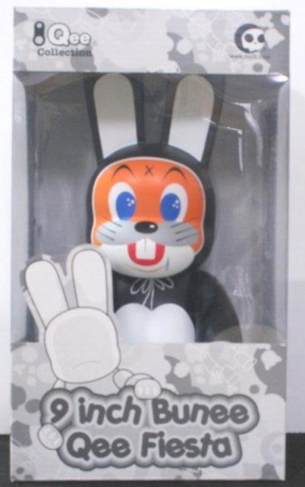 Toy2R 2006 Frank Kozik Bunee Qee Festa Happy Bunny Black Ver 9  Vinyl Figure Supply