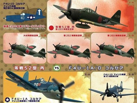 F-toys 1 144 Wing Kit WKC Versus Series VS4 F4U-1A D 10 Trading Figure Set Online now