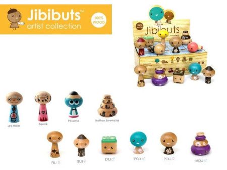 2009 Noferin Artist Collection Jibibuts 10 3  Wood Figure Set Supply