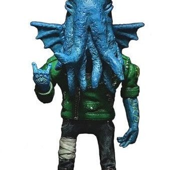 2013 Mighty Jaxx Daniel Yu Oi! Cthulhu Mintyfresh Exclusive Blue Ver 6  Resin Figure Online Sale