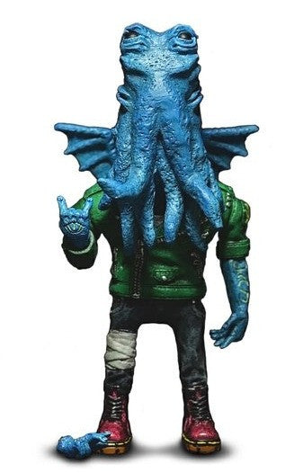 2013 Mighty Jaxx Daniel Yu Oi! Cthulhu Mintyfresh Exclusive Blue Ver 6  Resin Figure Online Sale