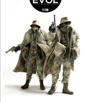 ThreeA 3A Toys Ashley Wood WWRp Evol Emanation N.O.M Field Commander 01 & 02 6  Vinyl Figure Set Sale