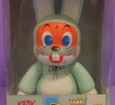 Toy2R 2006 Frank Kozik Bunee Qee Festa Happy Bunny Green Ver 9  Vinyl Figure Fashion